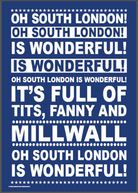 Millwall Football Poster