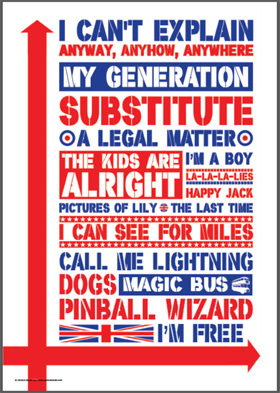 The Who Mod poster